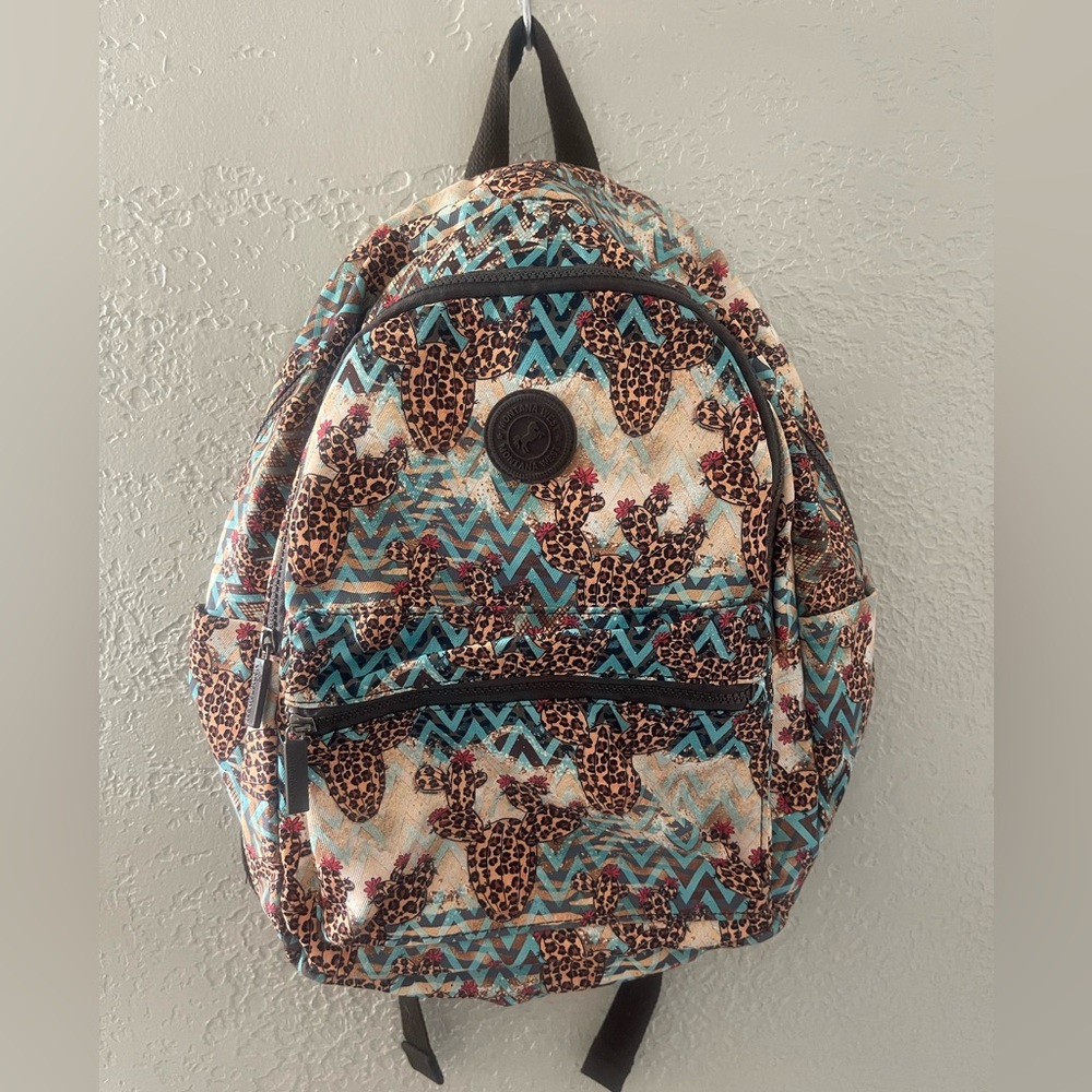 Montana West Cactus‎ and Leopard Print Backpack